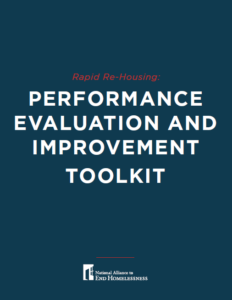Thumbnail cover image for the Rapid Re-Housing Performance Evaluation and Improvement Toolkit.