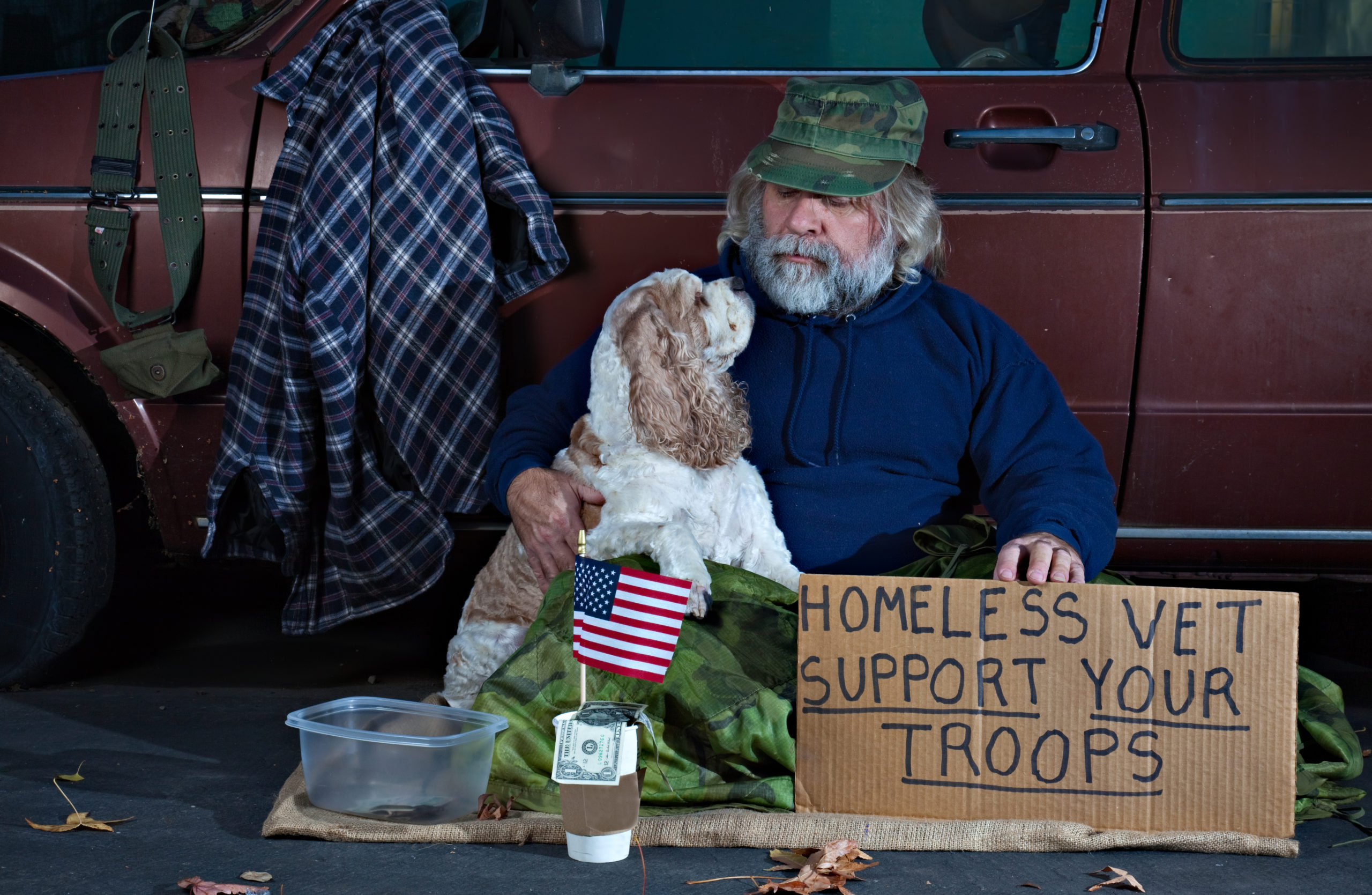Proč jsou někteří veteráni bezdomovci?