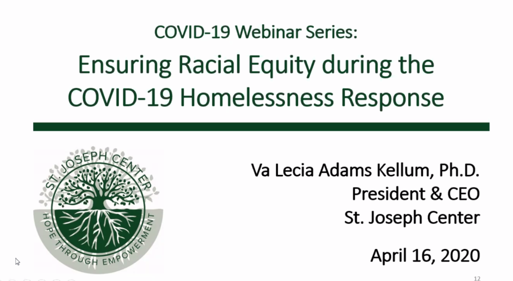 COVID-19 Webinar Series - National Alliance To End Homelessness