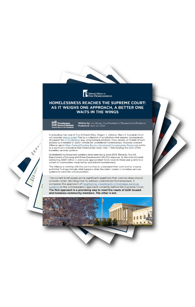 Reducing Unsheltered Homelessness - National Alliance to End Homelessness